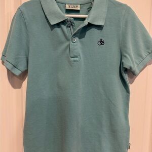 Scotch & Soda Teal Polo Shirt for Kids